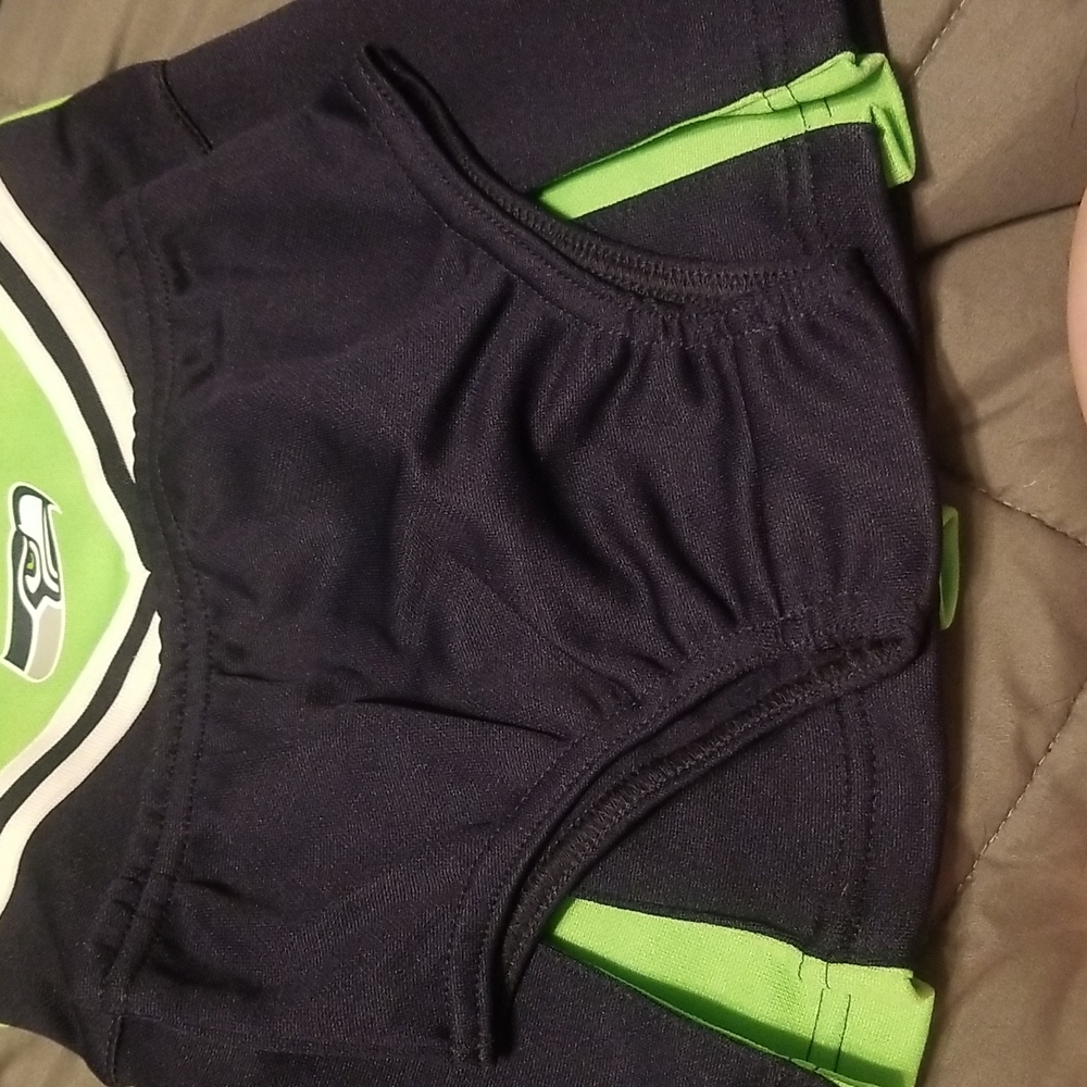 NFL Seattle Seahawks Baby Cheerleader 2-piece Outfit/Costume - Picture 3 of 3
